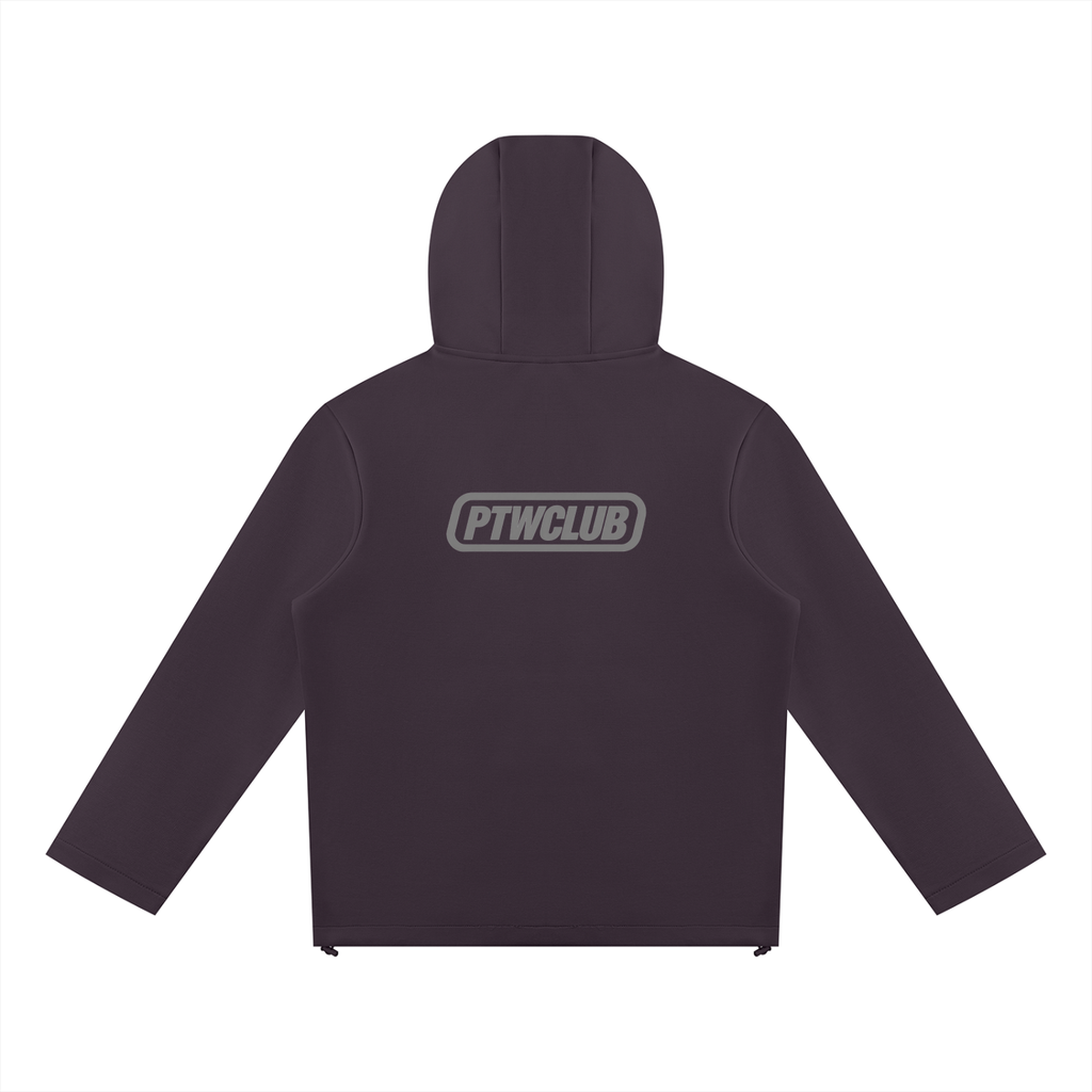 Unisex Paneled Full Zip Hoodie