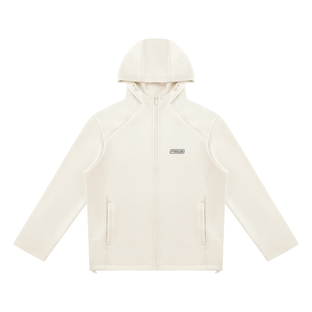 Unisex Paneled Full Zip Hoodie