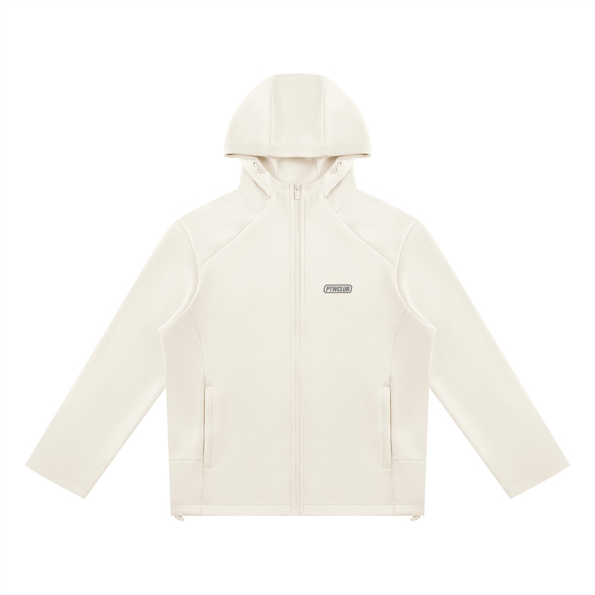 Unisex Paneled Full Zip Hoodie
