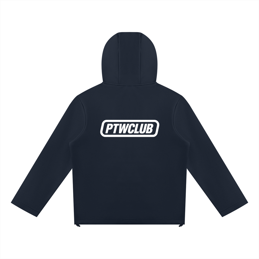 Unisex Paneled Full Zip Hoodie