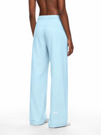 PTWCLUB Form Wide-Leg Sweatpants — Sky Blue