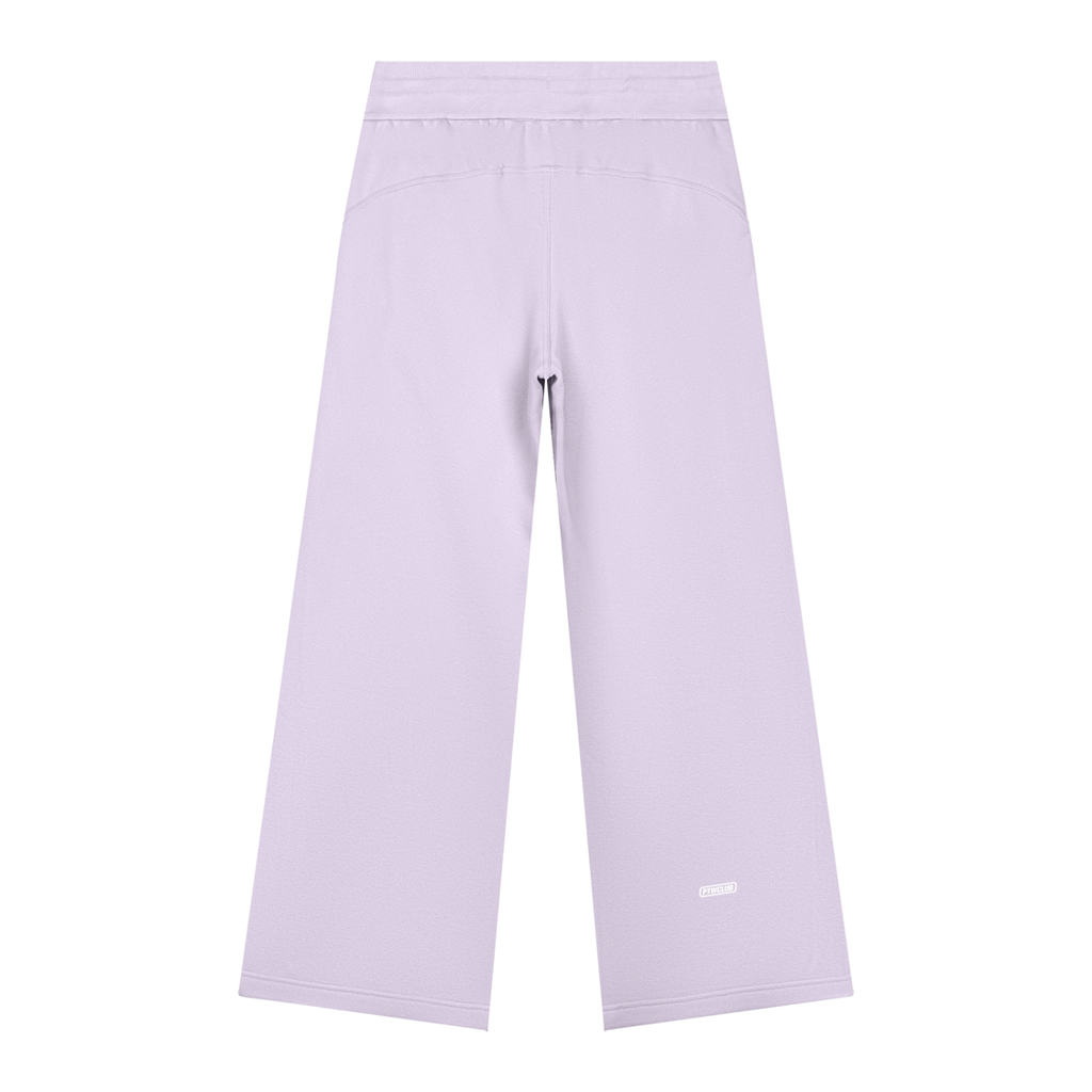 PTWCLUB Form Wide-Leg Sweatpants — Light Purple