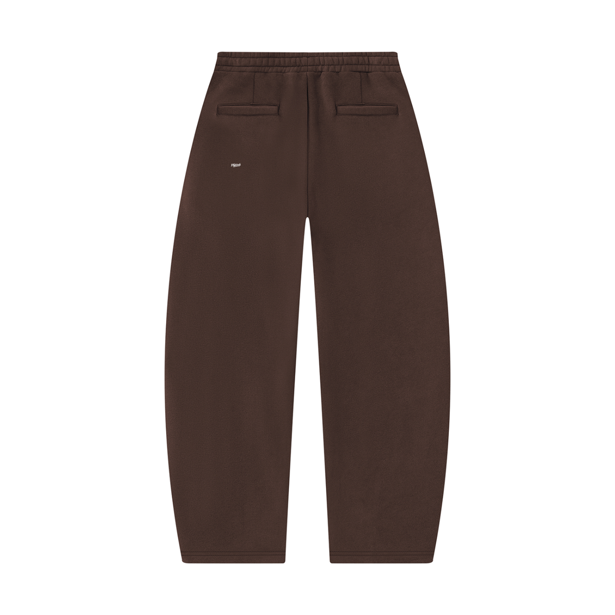 PTW Essential Barrel-Leg Sweatpants — Coffee