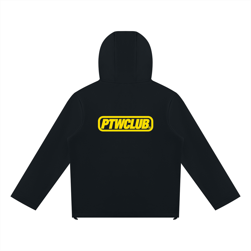 Unisex Paneled Full Zip Hoodie