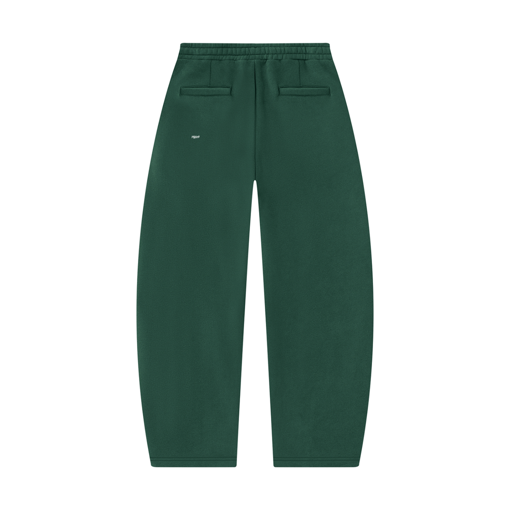 PTW Essential Barrel-Leg Sweatpants — Dark Green