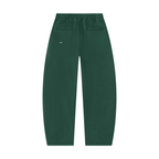 PTW Essential Barrel-Leg Sweatpants — Dark Green