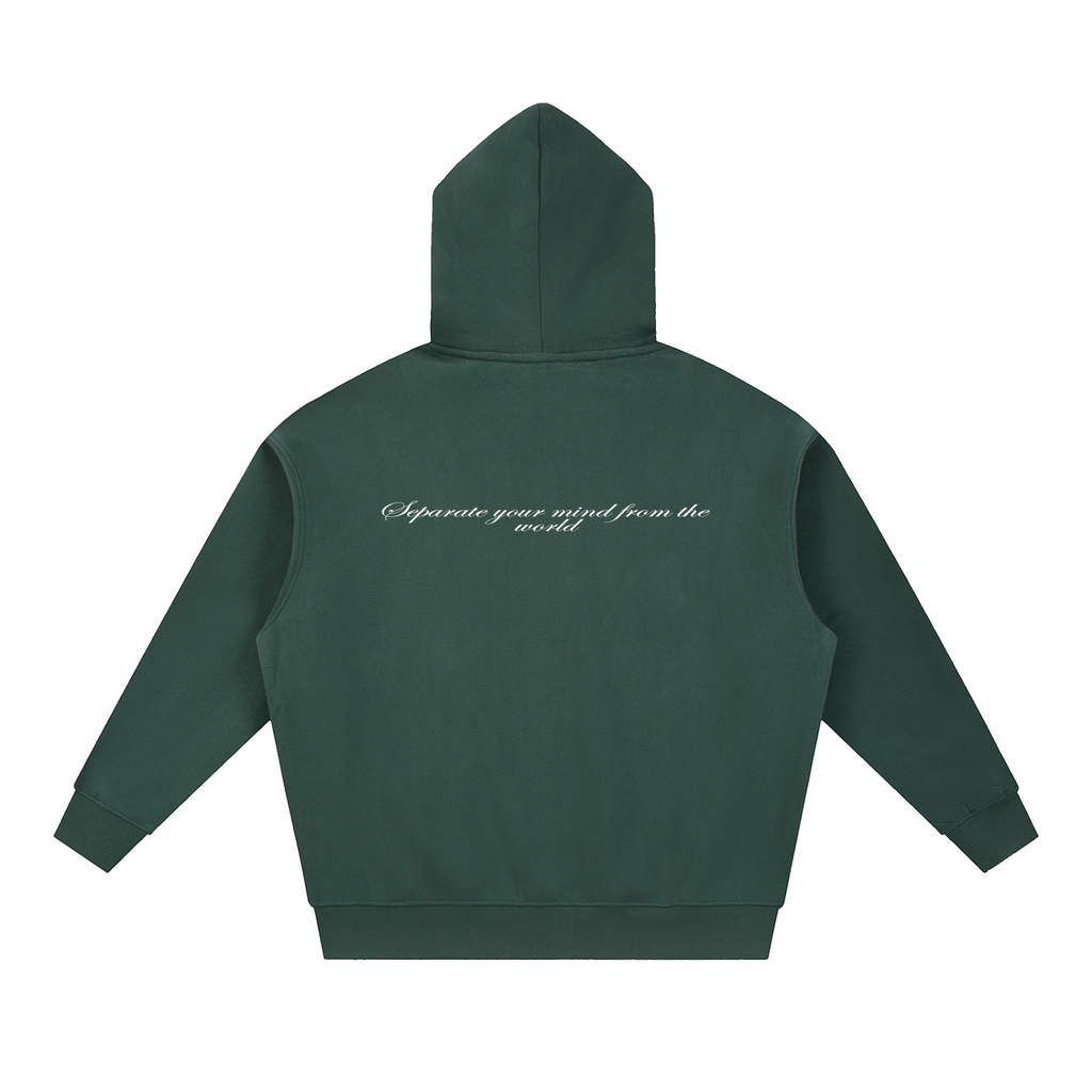PTW Essential Zip Hoodie — Dark Green