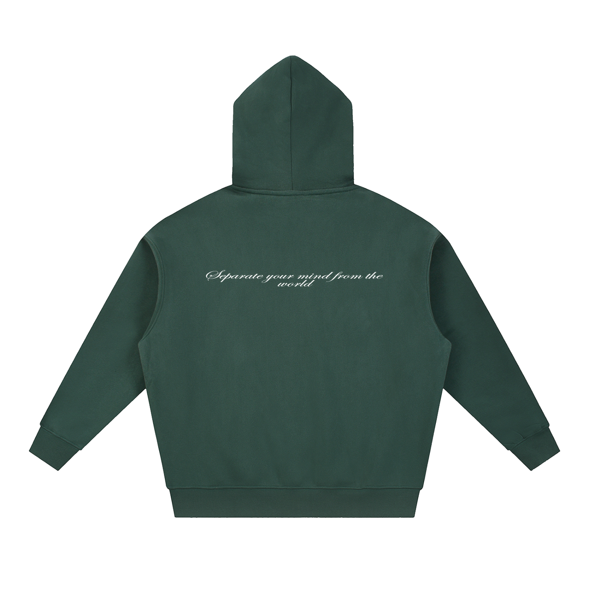 PTW Essential Zip Hoodie — Dark Green