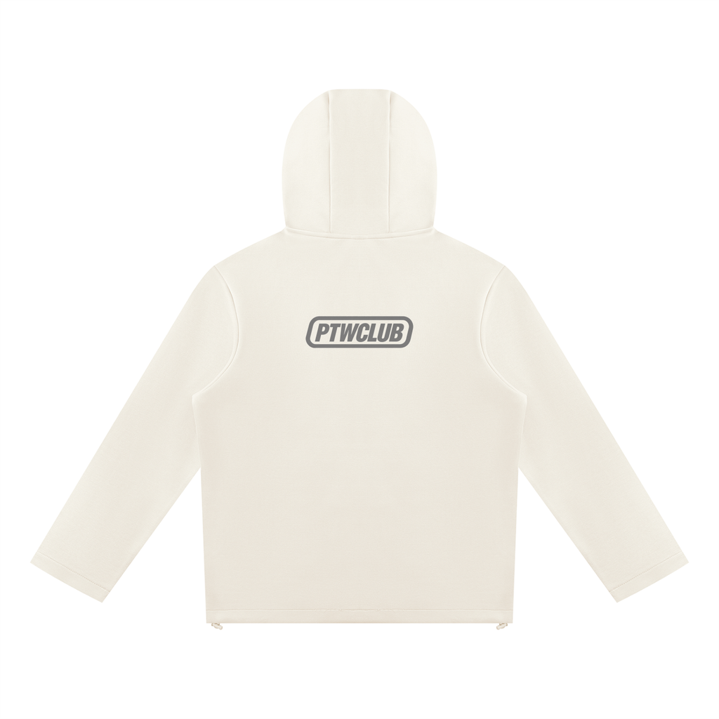 Unisex Paneled Full Zip Hoodie
