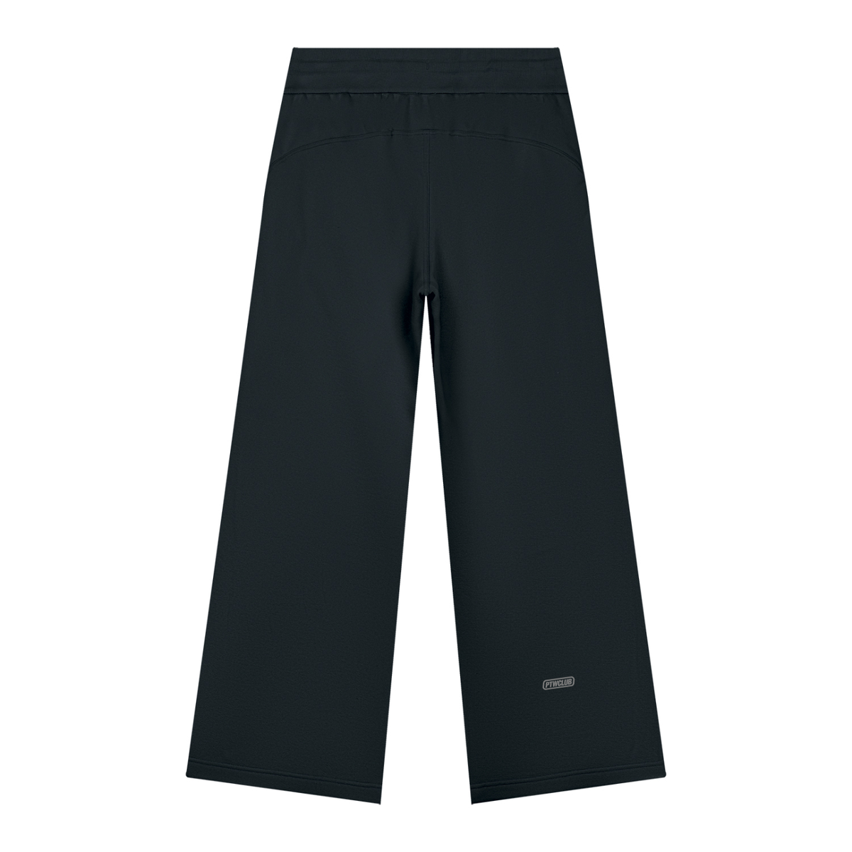 PTWCLUB Form Wide-Leg Sweatpants — Black back view