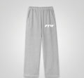 PTW Essential Straight Leg Sweatpants in Steel Grey - front view, grey streetwear joggers