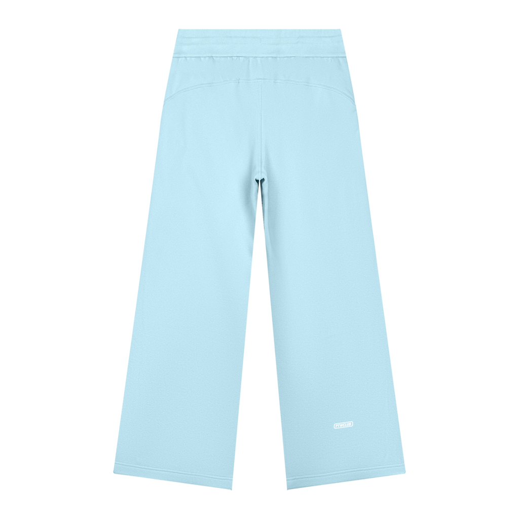 PTWCLUB Form Wide-Leg Sweatpants — Sky Blue