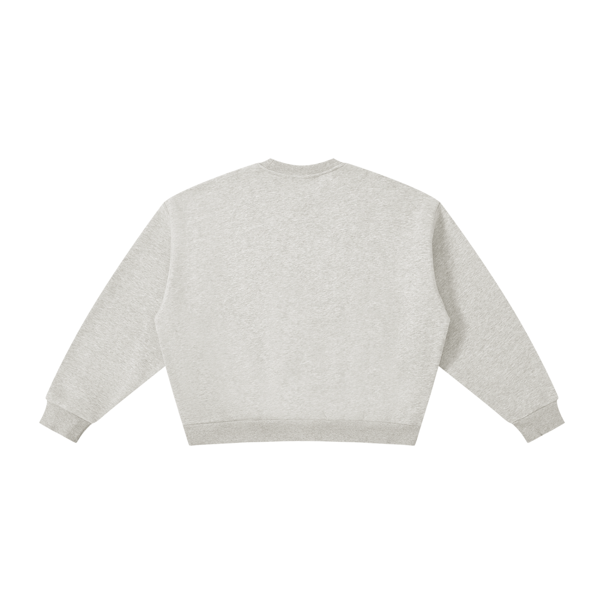 PTWCLUB Signature Boxy Crewneck — Heather Grey