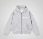 GREY PTW Essential Zip Hoodie