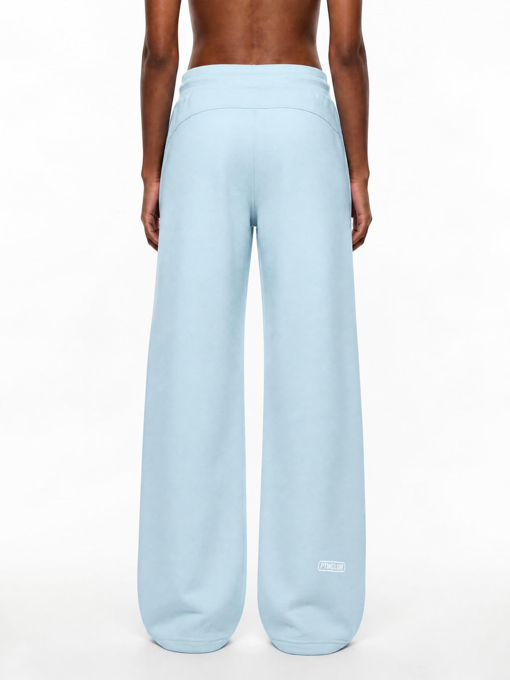 PTWCLUB Form Wide-Leg Sweatpants — Sky Blue