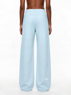 PTWCLUB Form Wide-Leg Sweatpants — Sky Blue