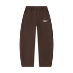 PTW Essential Barrel-Leg Sweatpants — Coffee