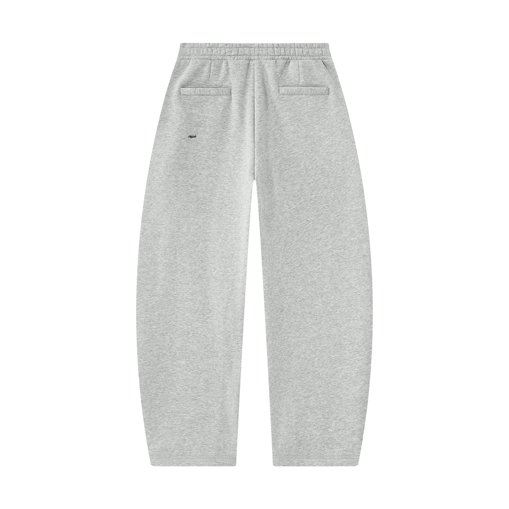 PTW Essential Barrel-Leg Sweatpants — Heather Grey