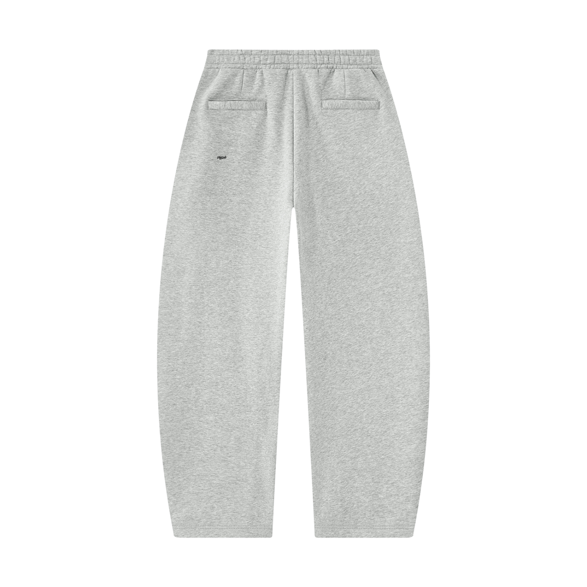 PTW Essential Barrel-Leg Sweatpants — Heather Grey