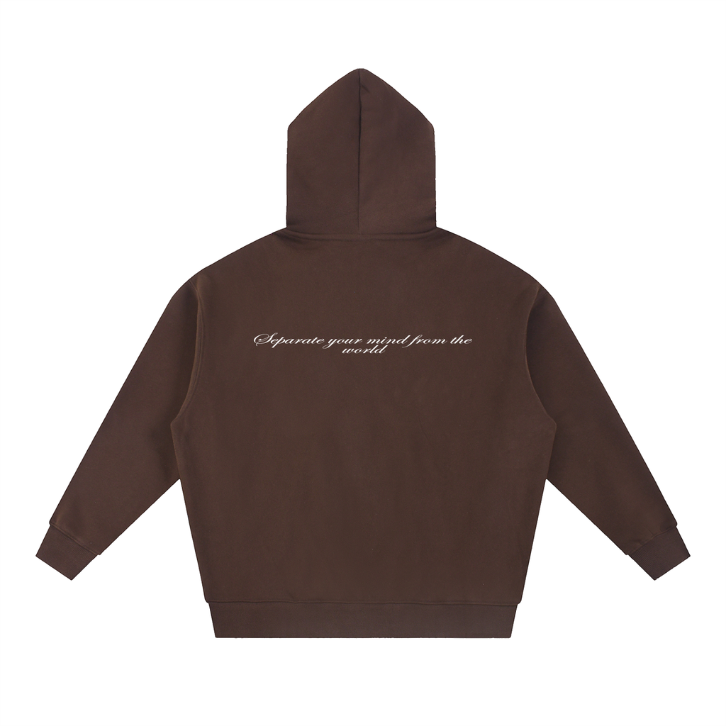 PTW Essential Zip Hoodie — Coffee