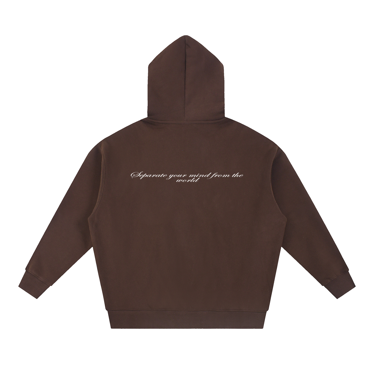 PTW Essential Zip Hoodie — Coffee