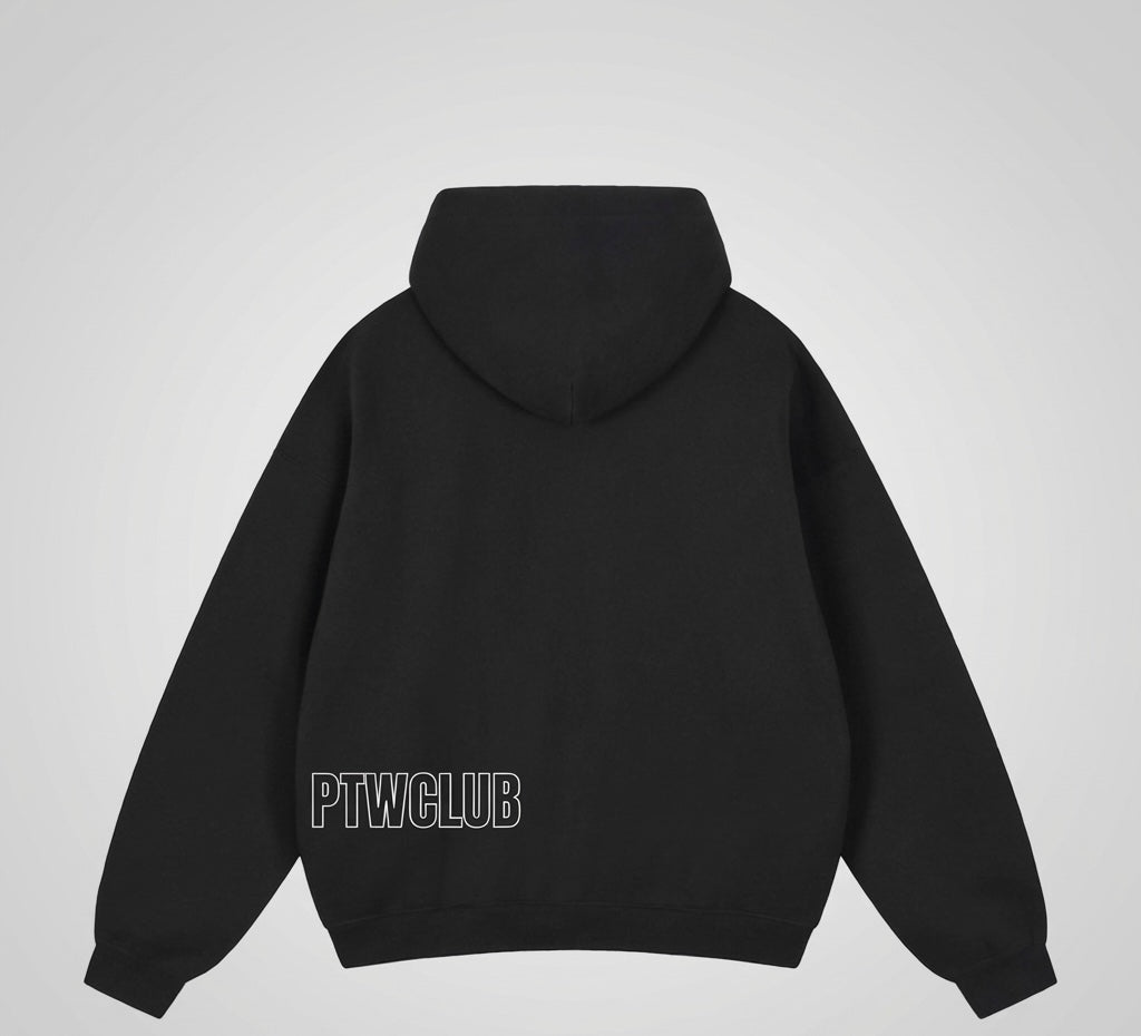 PTW Essential Zip Hoodie - Jet Black