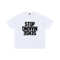 “STOP MAKING SENSE” Essential Oversized T-Shirt