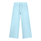 PTWCLUB Form Wide-Leg Sweatpants — Sky Blue