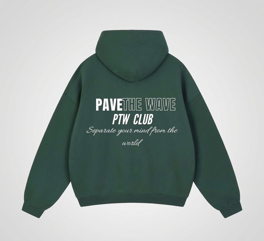PTW Essential Zip Hoodie - Forest Green
