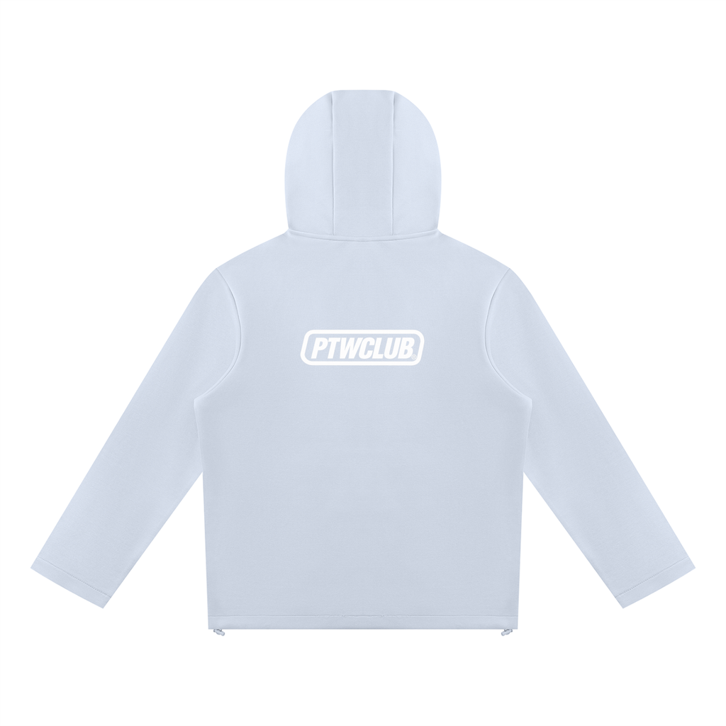 Unisex Paneled Full Zip Hoodie