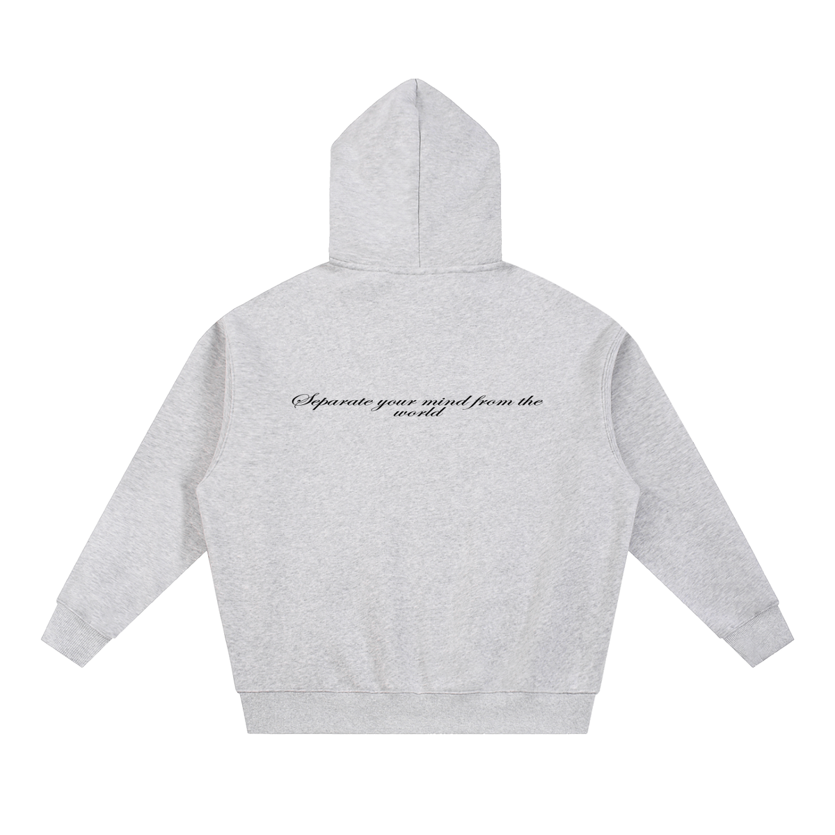 PTW Essential Zip Hoodie — Heather Grey
