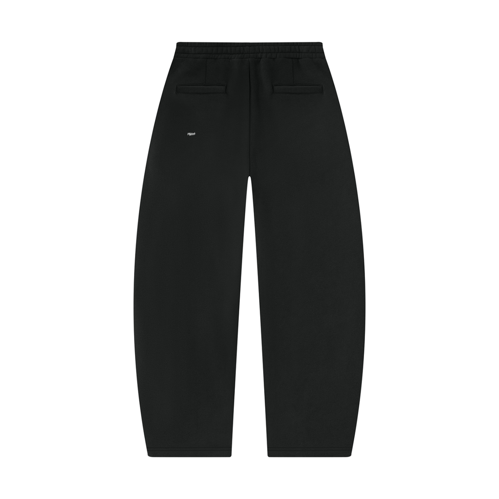 PTW Essential Barrel-Leg Sweatpants — Jet Black
