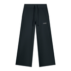 PTWCLUB Form Wide-Leg Sweatpants — Black front view