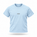 PTWCLUB Bodycon Crewneck T-Shirt — Blue
