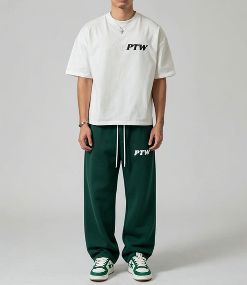 PTW Essential Straight Leg Sweatpants – Forest Green