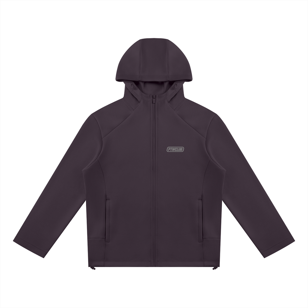 Unisex Paneled Full Zip Hoodie