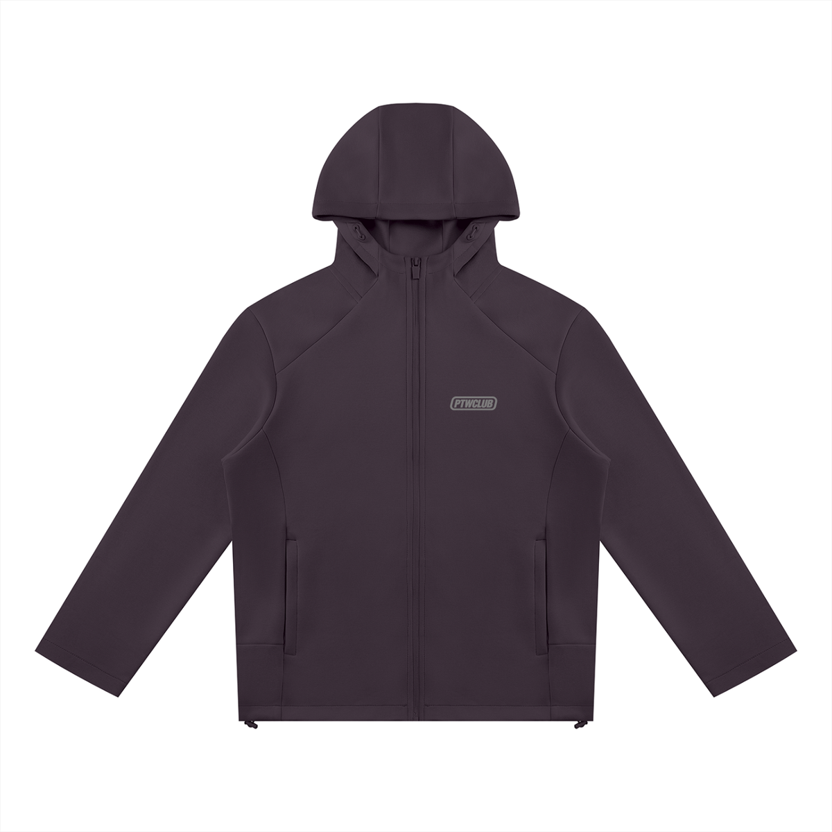 Unisex Paneled Full Zip Hoodie