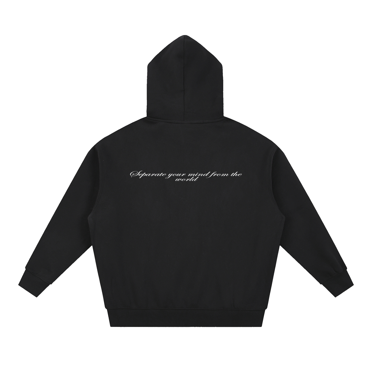 PTW Essential Zip Hoodie — Jet Black