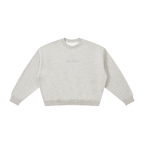 PTWCLUB Signature Boxy Crewneck — Heather Grey