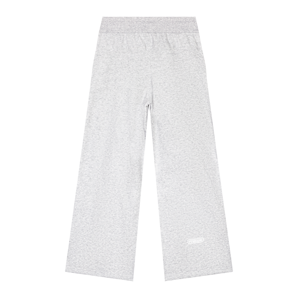 PTWCLUB Form Wide-Leg Sweatpants — Cold Grey back view
