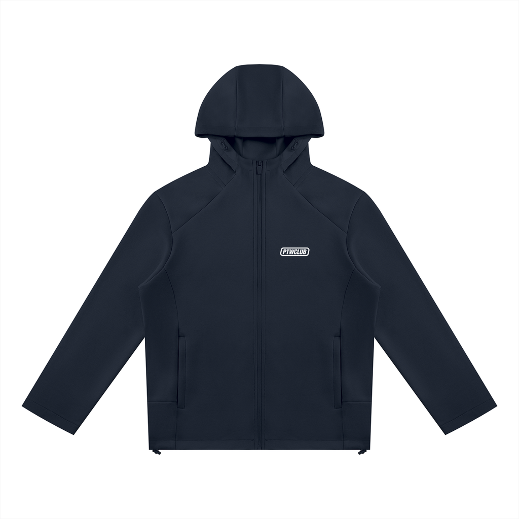 Unisex Paneled Full Zip Hoodie