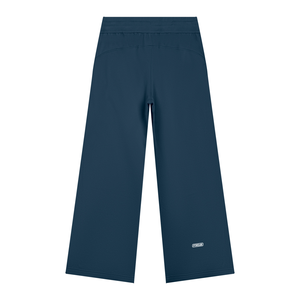 PTWCLUB Form Wide-Leg Sweatpants — Navy Blue