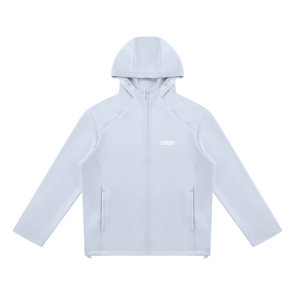 Unisex Paneled Full Zip Hoodie