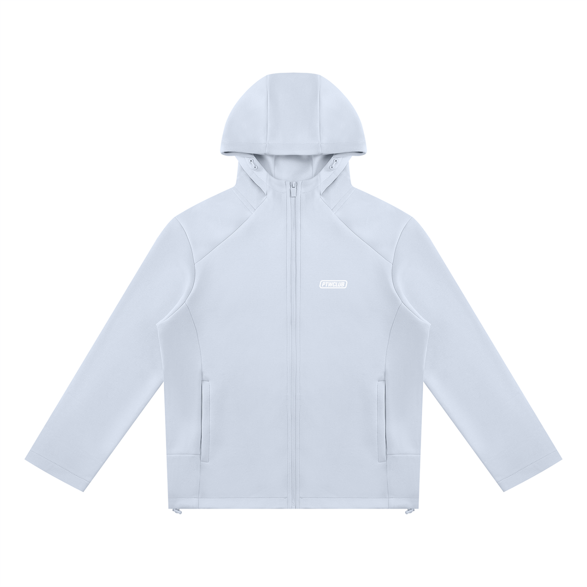 Unisex Paneled Full Zip Hoodie