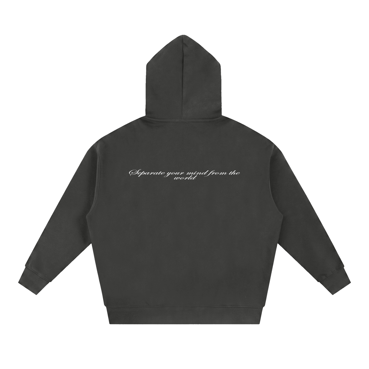 PTW Essential Zip Hoodie — Dark Grey
