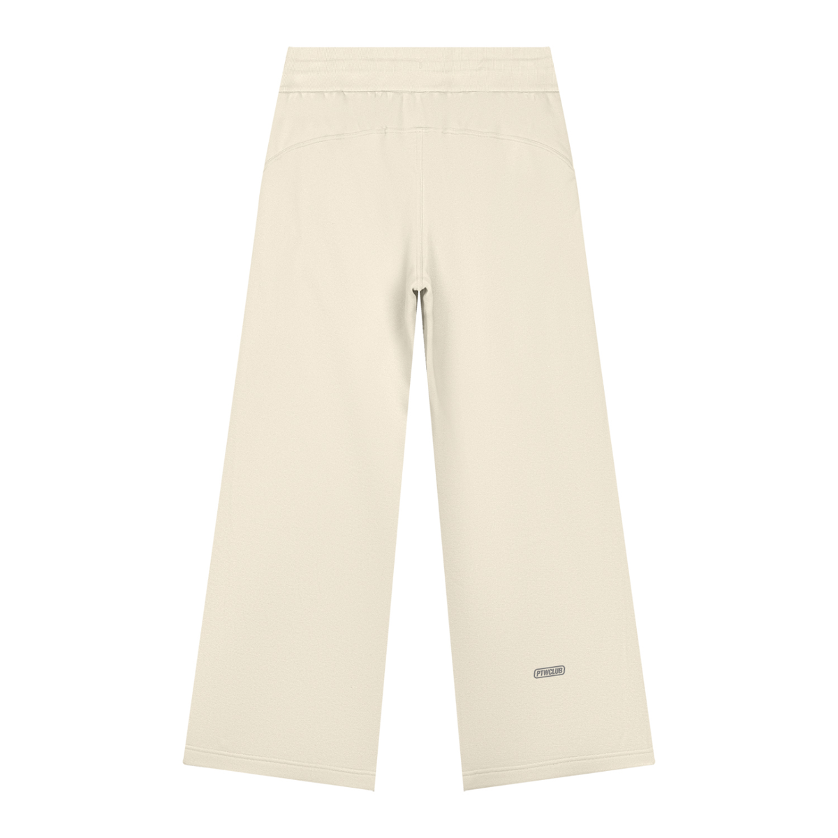 PTWCLUB Form Wide-Leg Sweatpants — Mild Apricot back view
