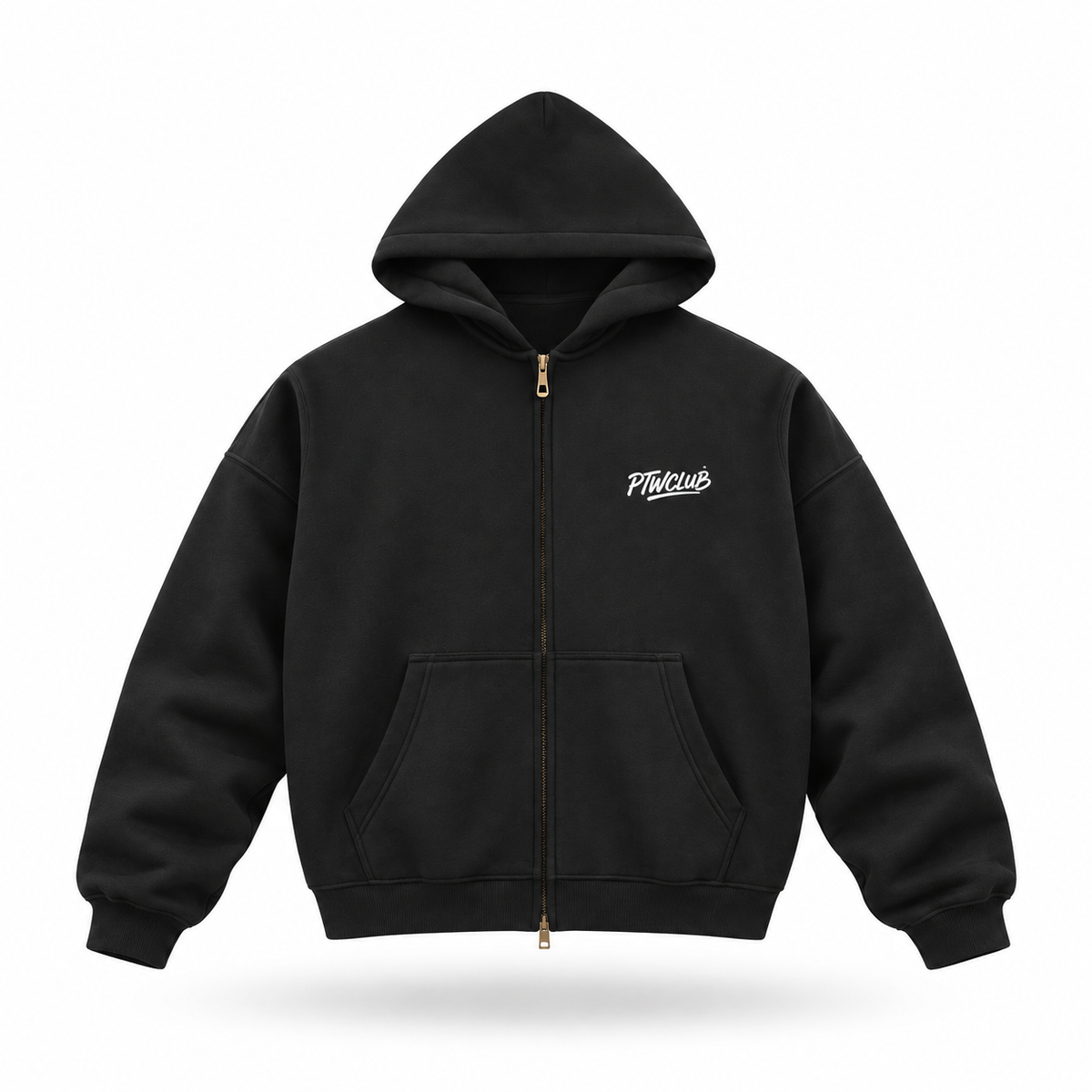 PTW floating front: hoodie-black