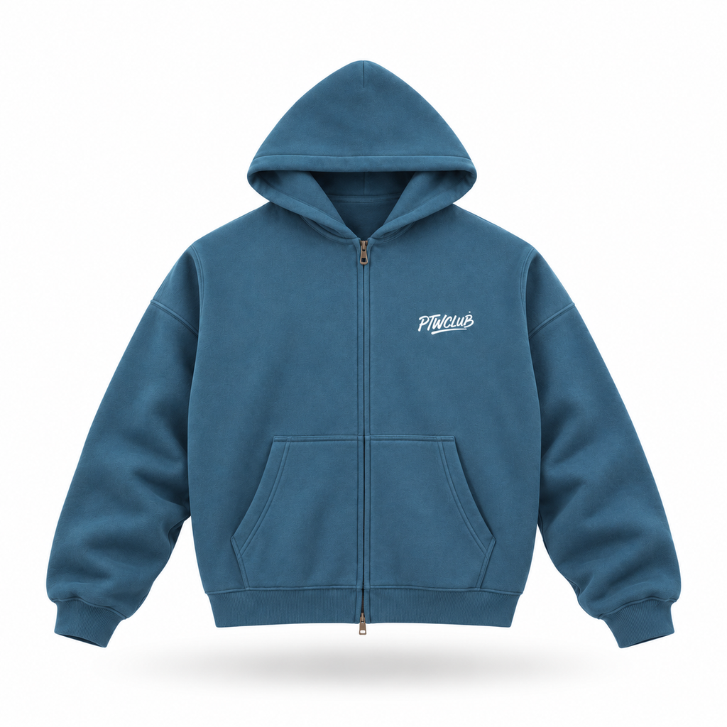 PTW floating front: hoodie-haze-blue