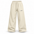 sweatpants apricot floating garment front view