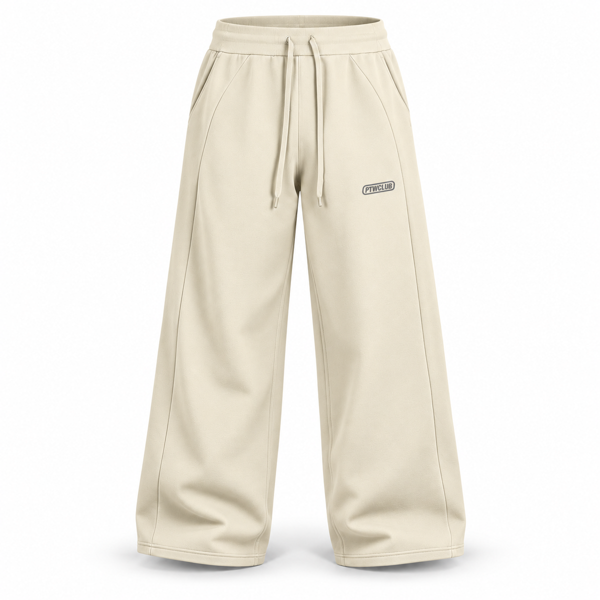 sweatpants apricot floating garment front view